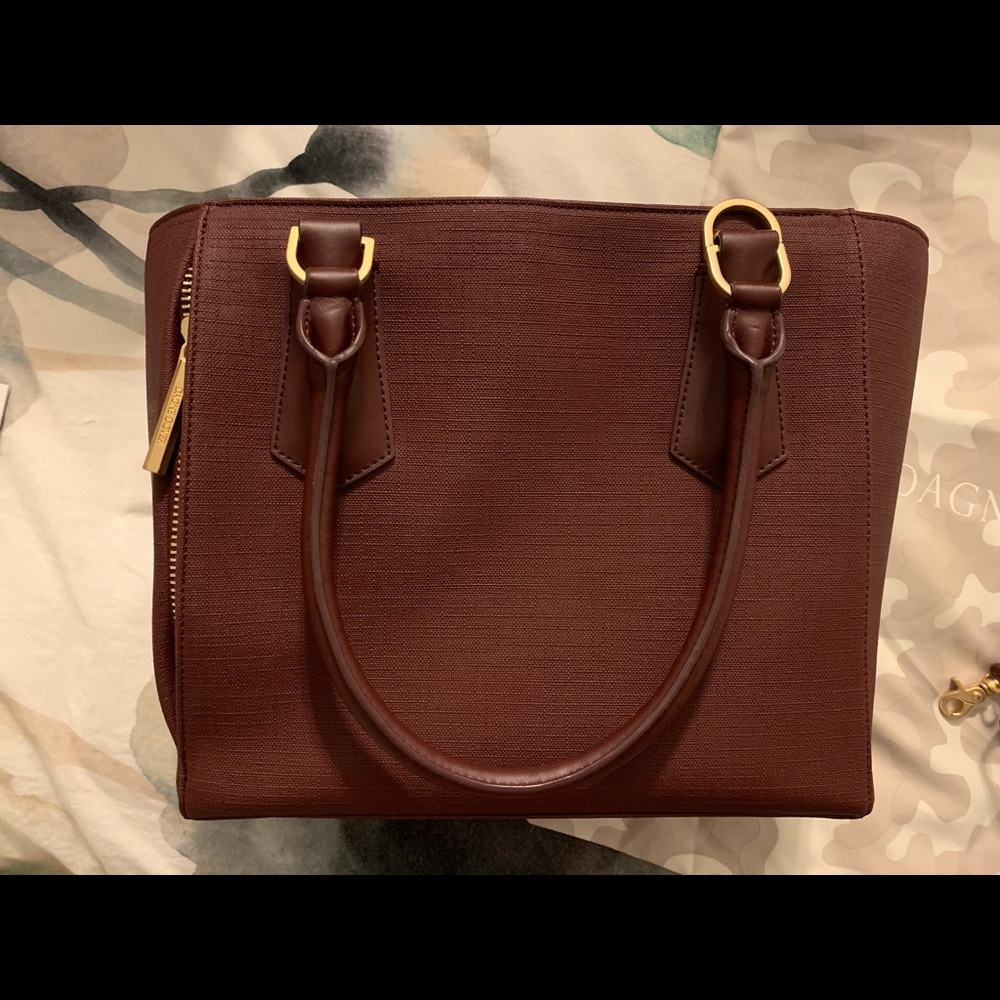 Dagne Dover midi tote - Oxblood